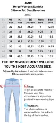 Image showing 9 th Horze Women's Daniela Full-Seat Breeches, Silicone Grip