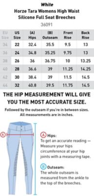 Image showing 3 th Horze Women's Tara High-Waisted Full-Seat Breeches