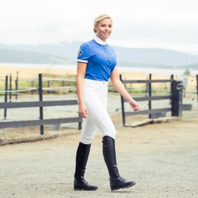 Image showing 3 th Horze Women's Active Full-Seat Breeches, Silicone Grip