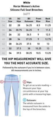 Image showing 4 th Horze Women's Active Full-Seat Breeches, Silicone Grip