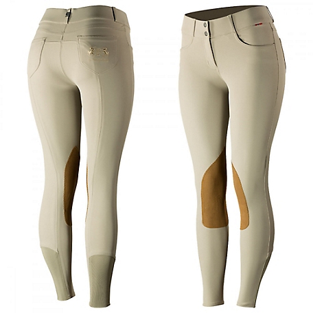 B-Vertigo Kimberley Show Knee-Patch Breeches with Leather Patches