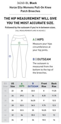 Image showing  Women's Ella Pull-On Knee-Patch Riding Tights