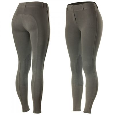 Horze Women's Ella Pull-On Knee-Patch Riding Tights