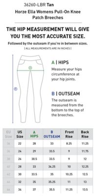 Image showing  Women's Ella Pull-On Knee-Patch Riding Tights