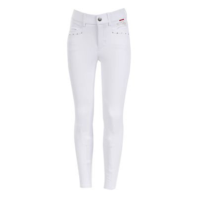 Image showing  Girls' Olivia Full-Seat Breeches, Silicone Grip
