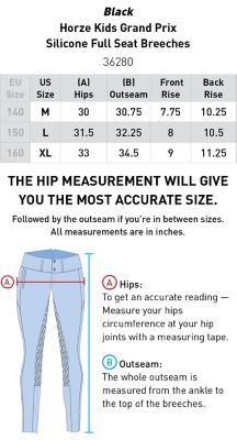 Image showing  Unisex Kids' Grand Prix Full-Seat Breeches, Silicone Grip