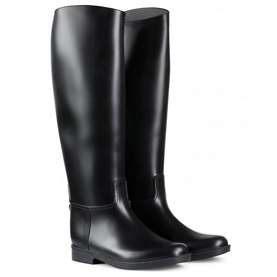 horze women's duvall tall dress boots - black Womens A moisture Horze Chester Rubber Tall Dress