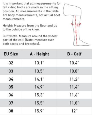 Image showing 7 th Horze Women's Juniors' Geneve Tall Riding Boots