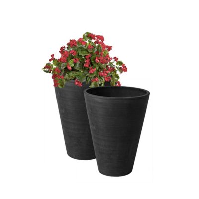 Image showing  Stone Valencia 2 Round Planters