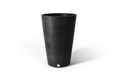 Algreen Stone Valencia Round Planter with Elevated Plant Shelf