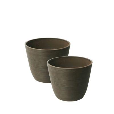 Algreen Stone Valencia 2 Ribbed Curve Planters