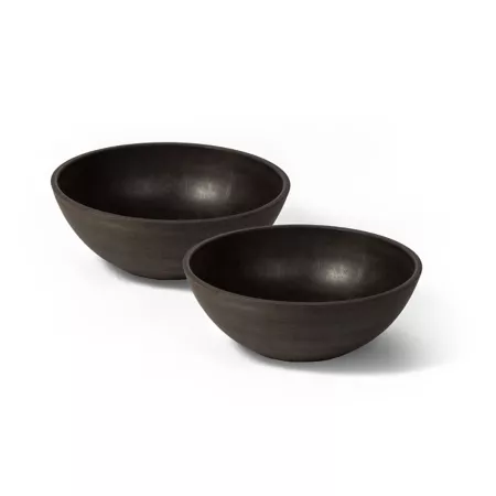 Algreen Stone Valencia 2-Bowl Planters Planters