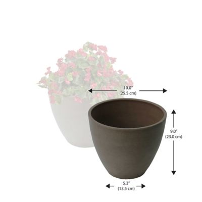 Image showing  Stone Valencia 2 Curve Planters, 2 pk.