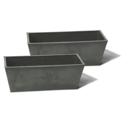 Algreen Stone Valencia 2 Windowsill Planters, 2 pk.