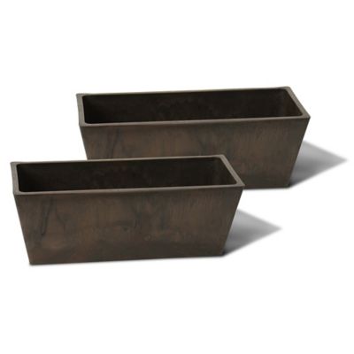 Algreen Stone Valencia 2 Windowsill Planters, 2 pk.