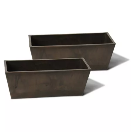 Algreen Stone Valencia 2 Windowsill Planters Pack of 2. Planters