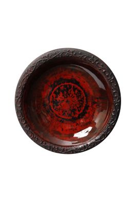 Image showing  25 in. Bird Bath, Red