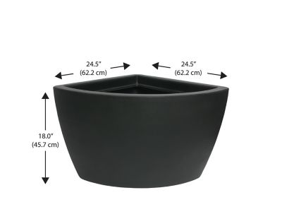 Image showing  35 gal. Plastic Hampton Planter and Pond