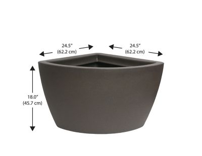 Image showing  35 gal. Plastic Hampton Planter and Pond
