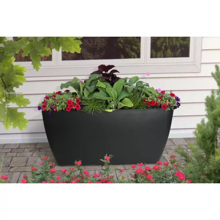 Algreen 50 gal Plastic Manhattan planter and pond Planters