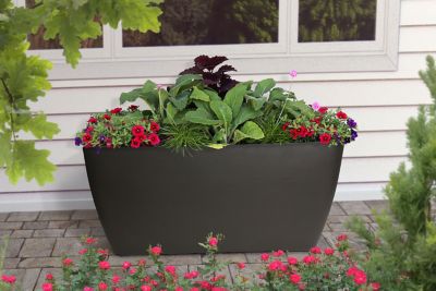 Image showing  50 gal. Plastic Manhattan Planter and Pond