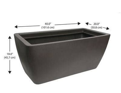 Image showing  50 gal. Plastic Manhattan Planter and Pond