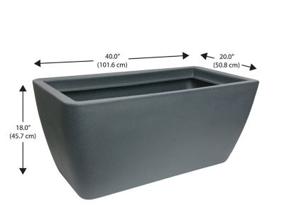 Image showing  50 gal. Plastic Manhattan Planter and Pond