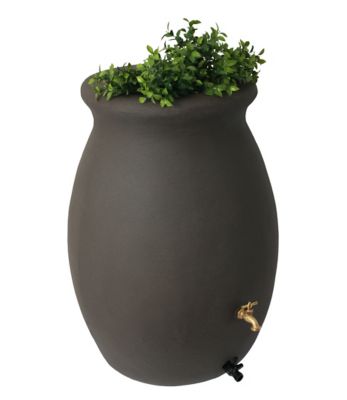 Image showing  50 gal. Flat Back Castilla Rain Barrel