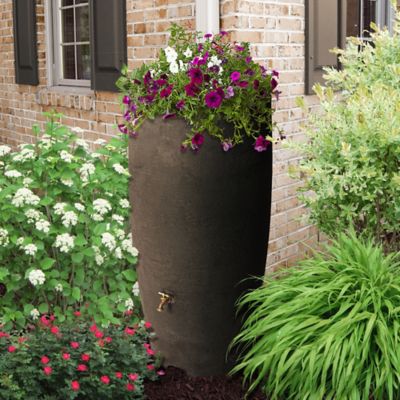 Image showing  50 gal. Athena Rain Barrel, Charcoal