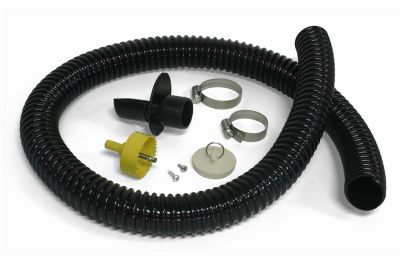 Algreen Plastic Rain Barrel Downspout Diverter Kit