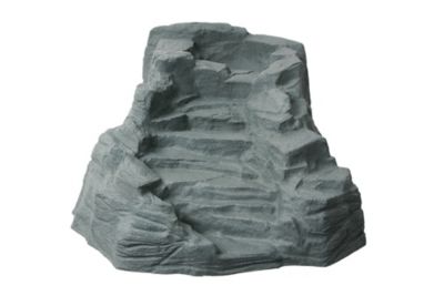 Image showing  Plastic Tranquility Decorative Pond Watercoarse with Threaded Fitting, Gray