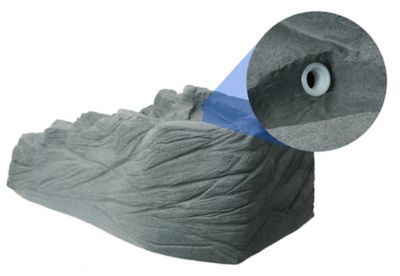 Image showing  Plastic Tranquility Decorative Pond Watercoarse with Threaded Fitting, Gray