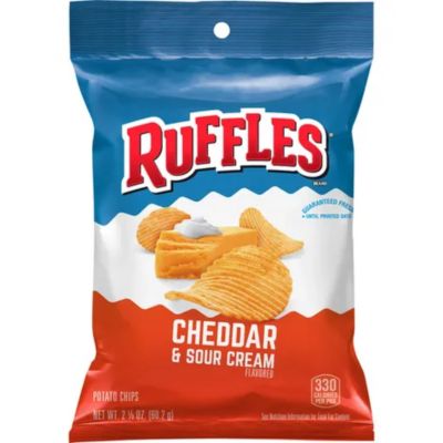 Frito-Lay Ruffles Cheddar Sour Cream, 2.12 oz.