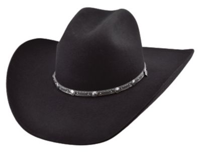Image showing 0 th Justin 2X Buster 100% Wool Felt Buster Cowboy Hat, 4-1/2 in. Brim