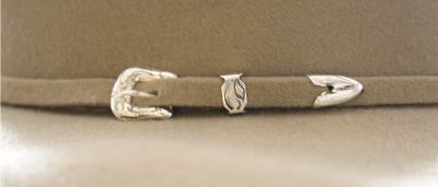 Image showing  3X 100% Wool Felt Denton Cowboy Hat, Extra-Large Brim