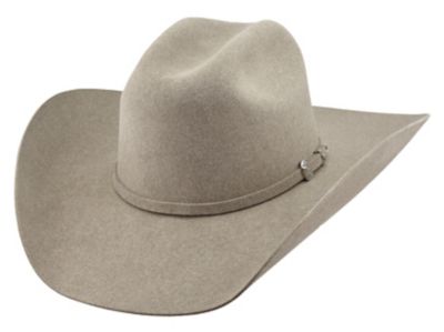 Justin 6X Kermit 100% Fur Felt Cowboy Hat, 4-1/2 in. Brim