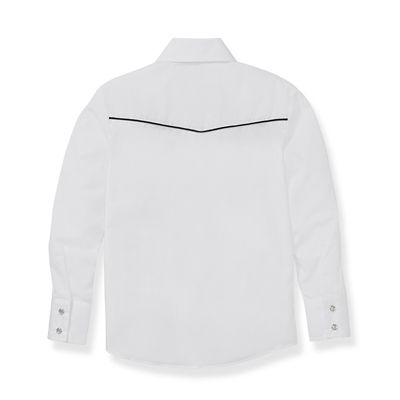 Image showing 1 th Ely Cattleman Long-Sleeve Snap-Front Contrast Piping Western Shirt