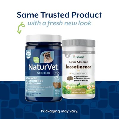 Image showing  Senior Advanced Incontinence Soft Chews Supplement for Dogs