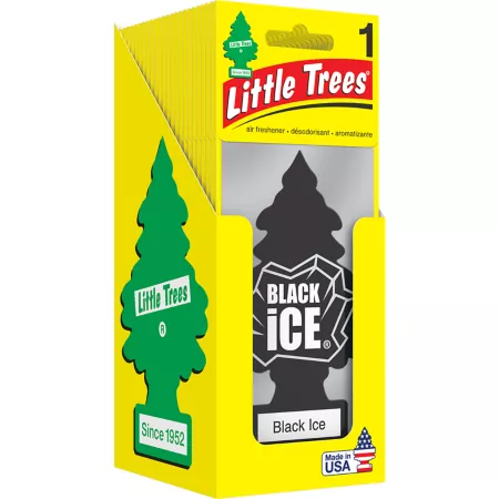 Little Trees Black Ice Scented Car Air Freshener Automotive Air Fresheners