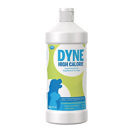 Dyne High Calorie Liquid Nutritional Supplement for Dogs, Multivitamins for Weight Gain, Recovery, Nursing, 32 oz.