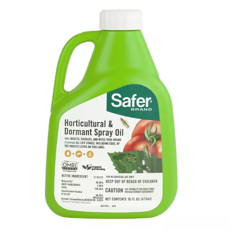 Safer Brand 16 oz Horticultural and Dormant Spray Oil Concentrate Plant Insect & Disease Control