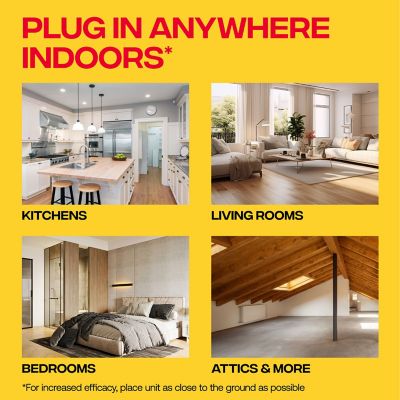 Image showing  PestChaser Rodent Repellent with Nightlight and Extra Outlet, 2-Pack