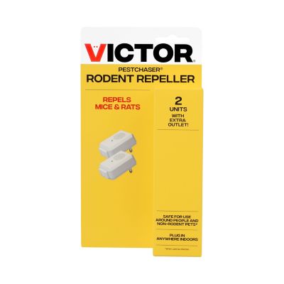 Image showing 8 th Victor Pest PestChaser Rodent Repellent with Nightlight and Extra Outlet, 2-Pack