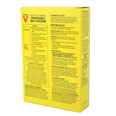 Image showing  Fast-Kill Brand Disposable Mouse Poison Bait Station, 2-Pack
