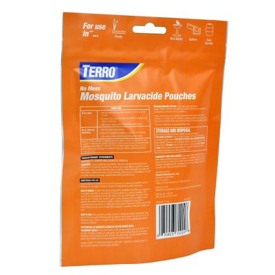 Image showing 8 th TERRO No Mess Mosquito Larvacide Pouches, 10-Pack