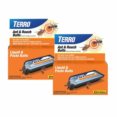 TERRO 3.44 fl. oz. Ant and Roach Bait Stations, 2 pk.