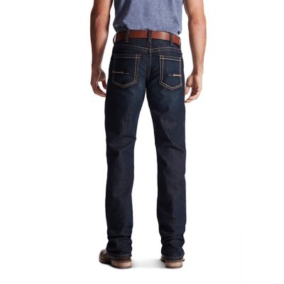 Image showing 1 th Ariat Men's Rebar M4 Relaxed Durastretch Edge Boot Cut Work Jeans