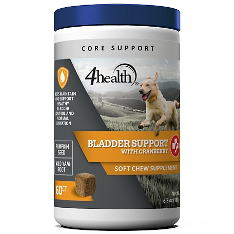 4health Bladder Support with Cranberry Soft Chew Dog Supplement, 0.4 lb.