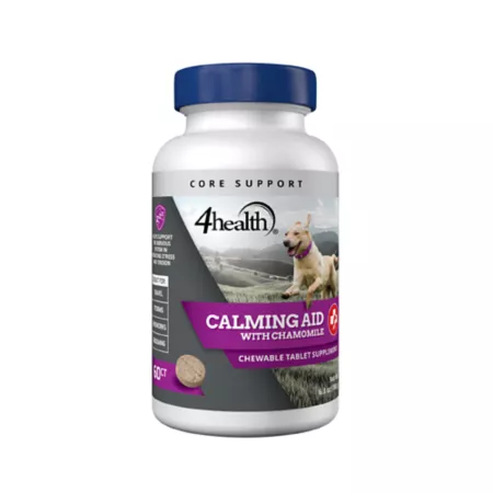 4health Sustained Release Calming Supplement Tablets for Dogs 60 ct Dog Anxiety Supplements