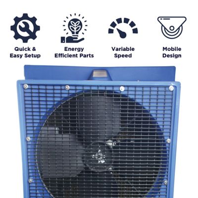 Image showing  25 gal. 5,500 CFM 18 in. Evaporative Cooler, 900 sq. ft., Variable Speed